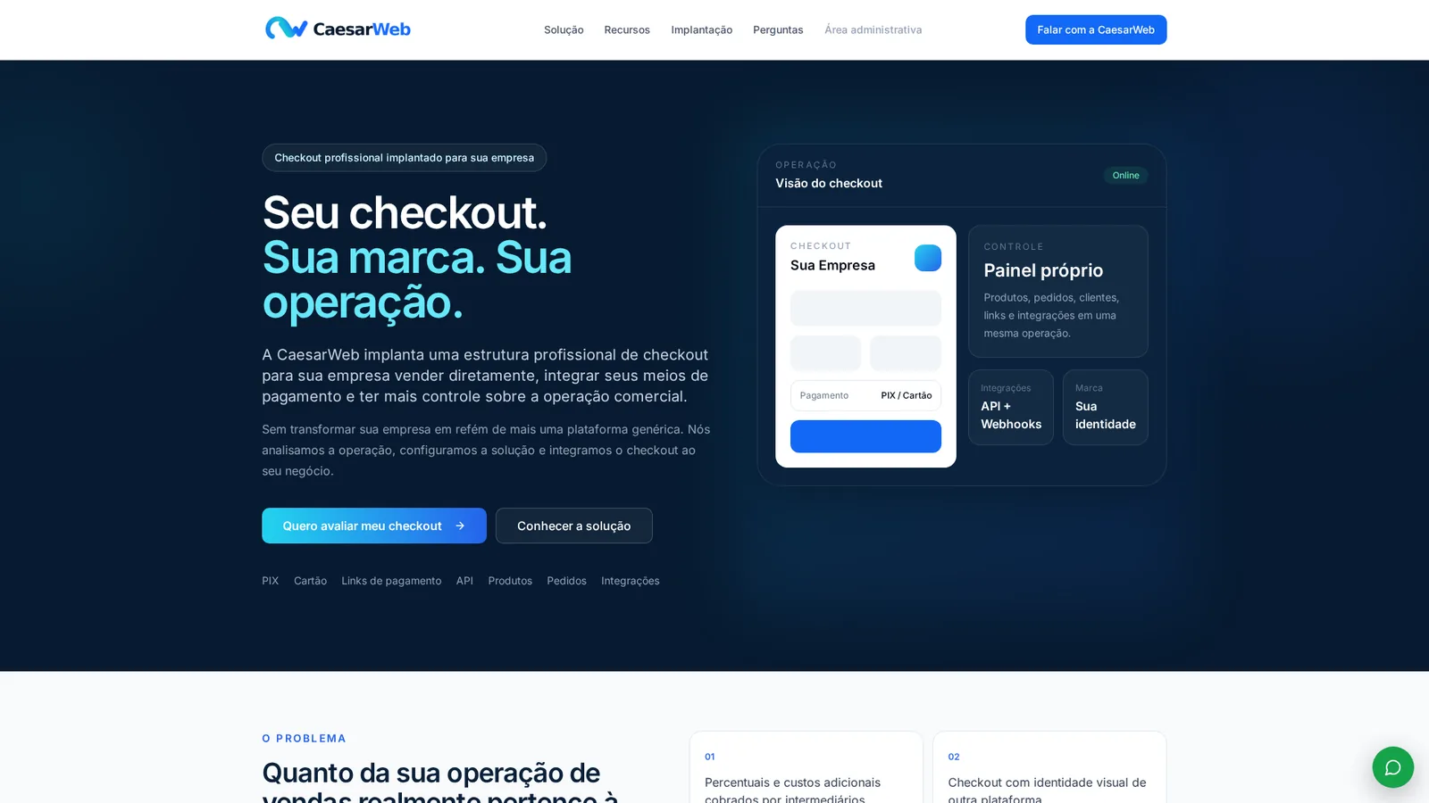 Tela do projeto Checkout UBIE
